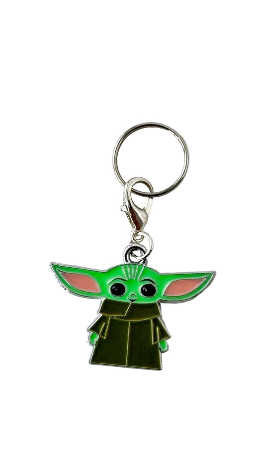 Charm of a character from a popular franchise on a white background