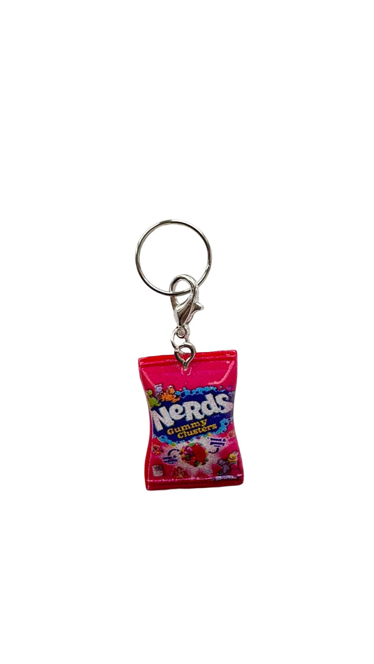 Charm  Nerds candy package on a white background