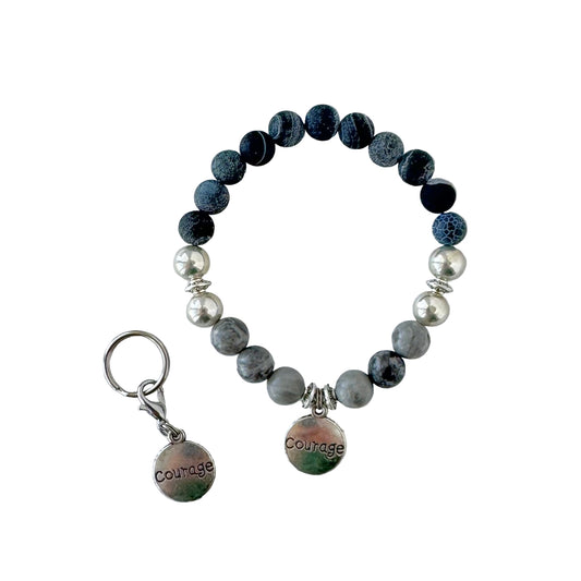 Courage set - stone beads