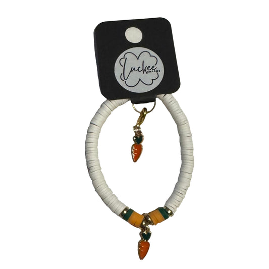 Carrot set - clay beads