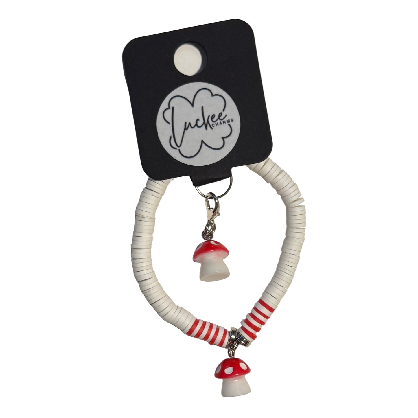 Mushroom set - clay beads