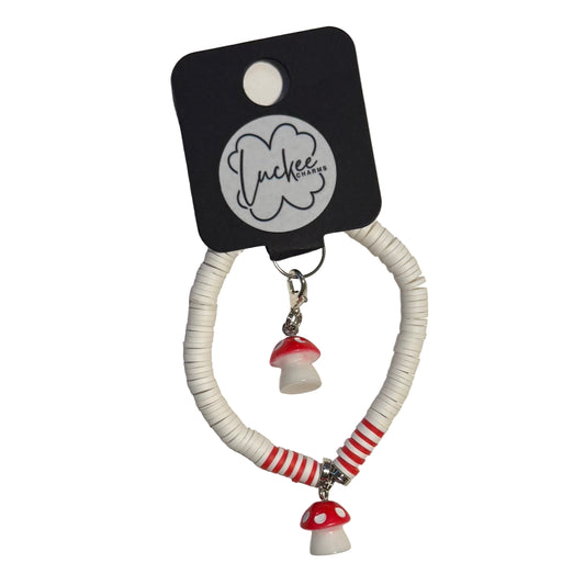 Mushroom set - clay beads