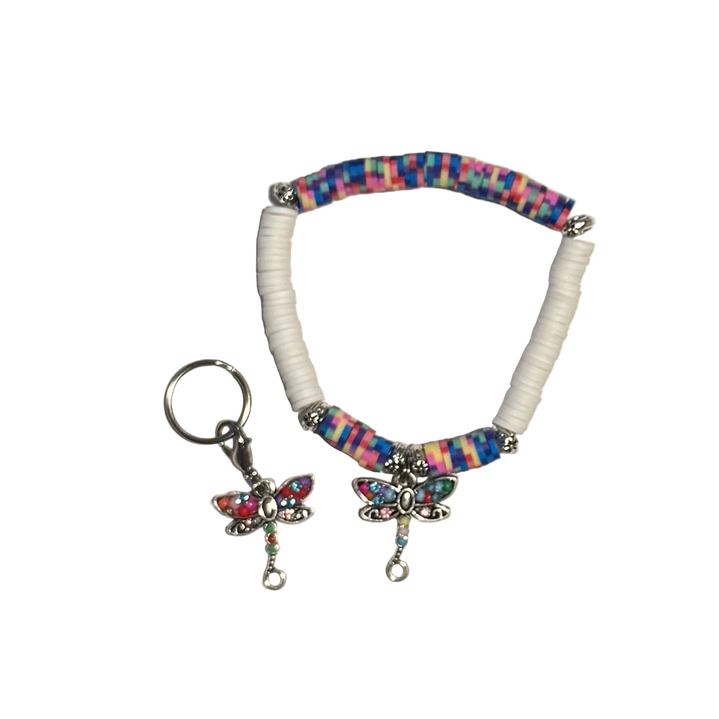 Dragon fly set - clay beads