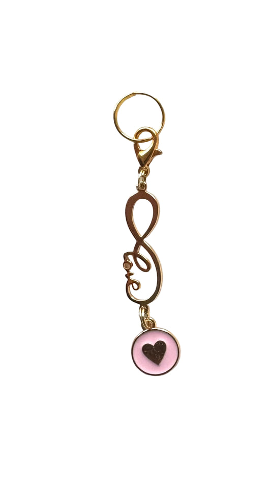 Love = infinity - 4 heart colours available
