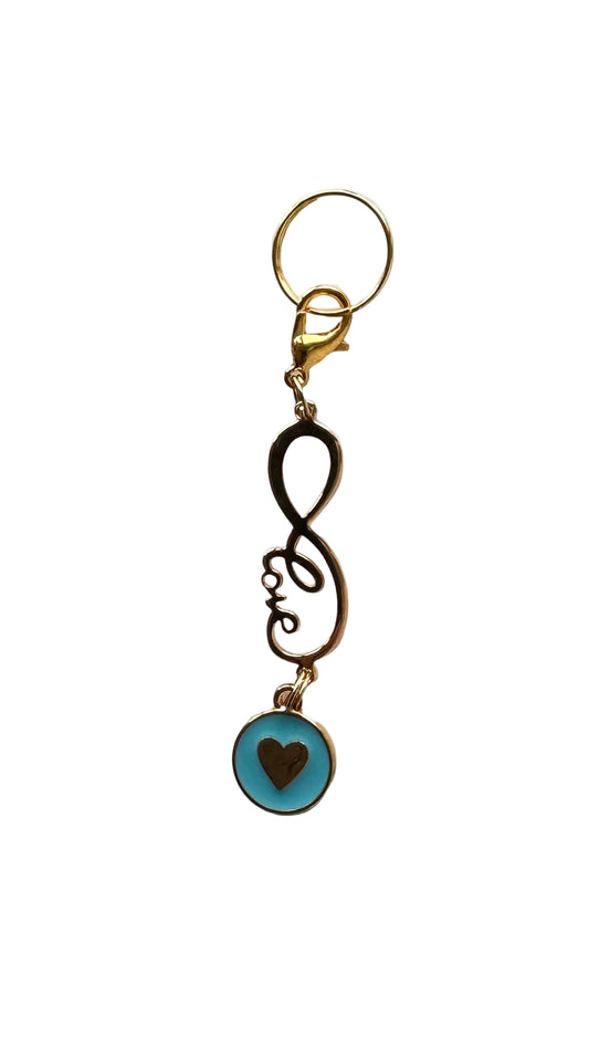 Love = infinity - 4 heart colours available