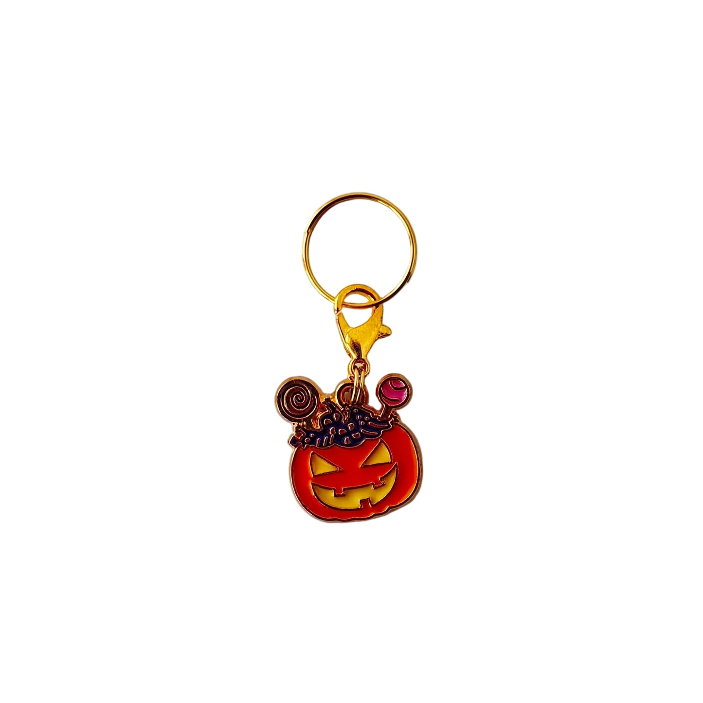 Pumpkin with candy