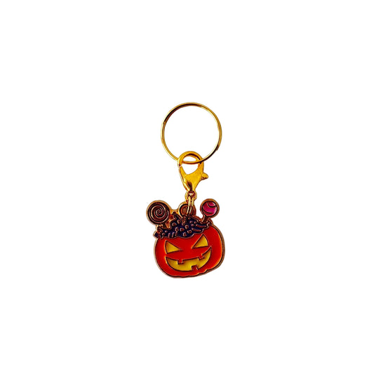 Pumpkin with candy
